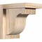 Ekena Millwork Del Monte Smooth Corbel w/Backplate, Douglas Fir, 5 1/2"W x 8"D x 8"H COR06X08X08DEL01SDF - alternate 1